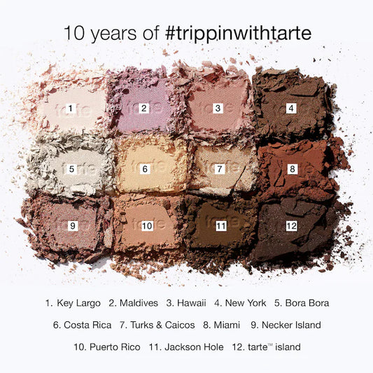 tarte #trippinwithtarte Amazonian clay eyeshadow palette