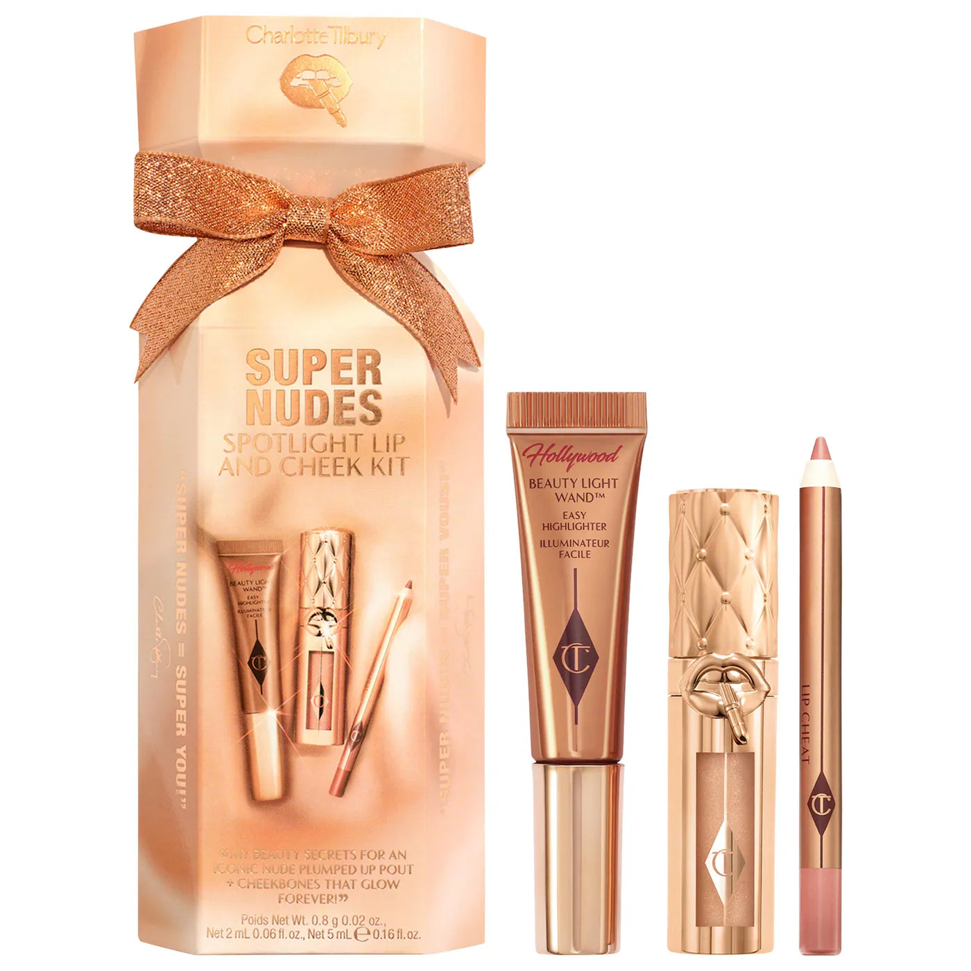 Charlotte Tillbury Lip and Cheek Trio Makeup Gift Set