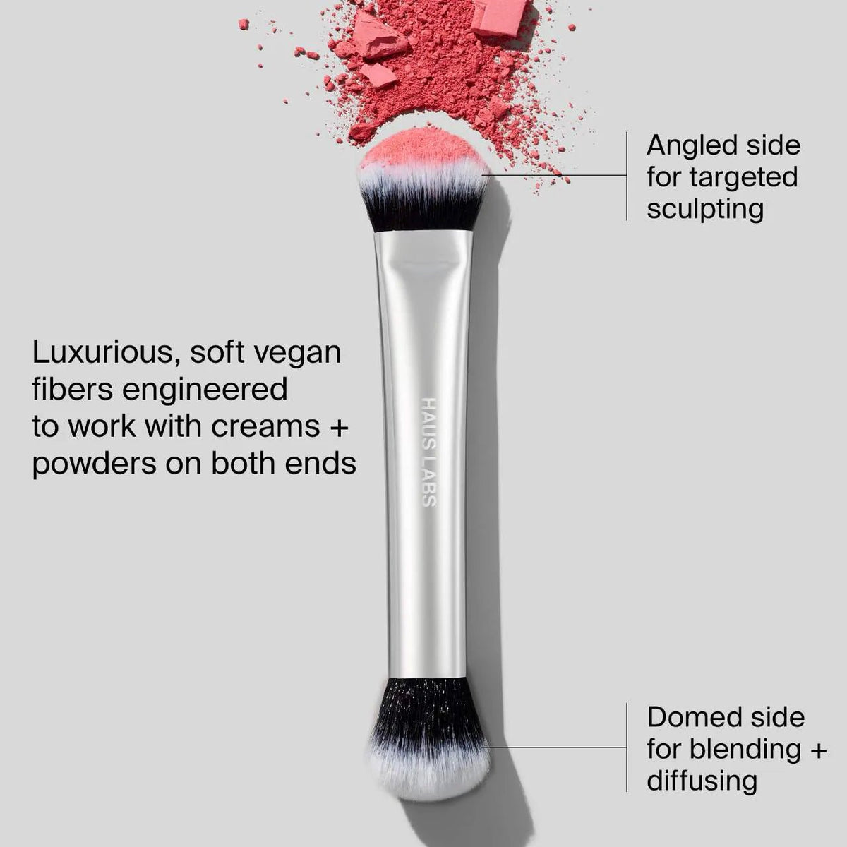 Haus Labs Dual-Ended Multi-Purpose Brush Original - The Beauty Code