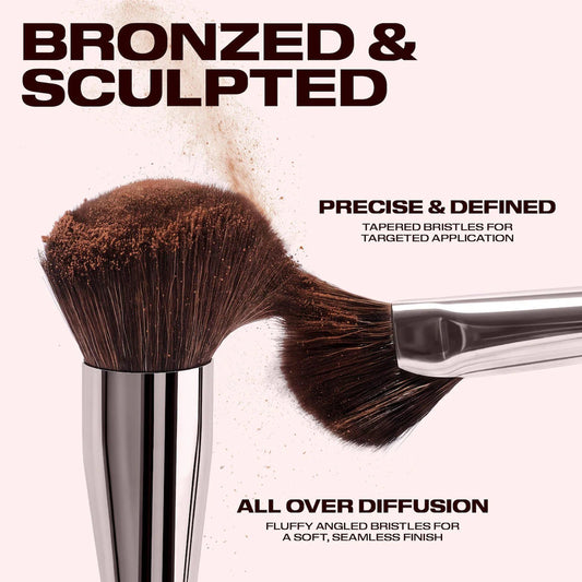 Huda Beauty Dual-Ended Bronze & Contour Brush Original - The Beauty Code