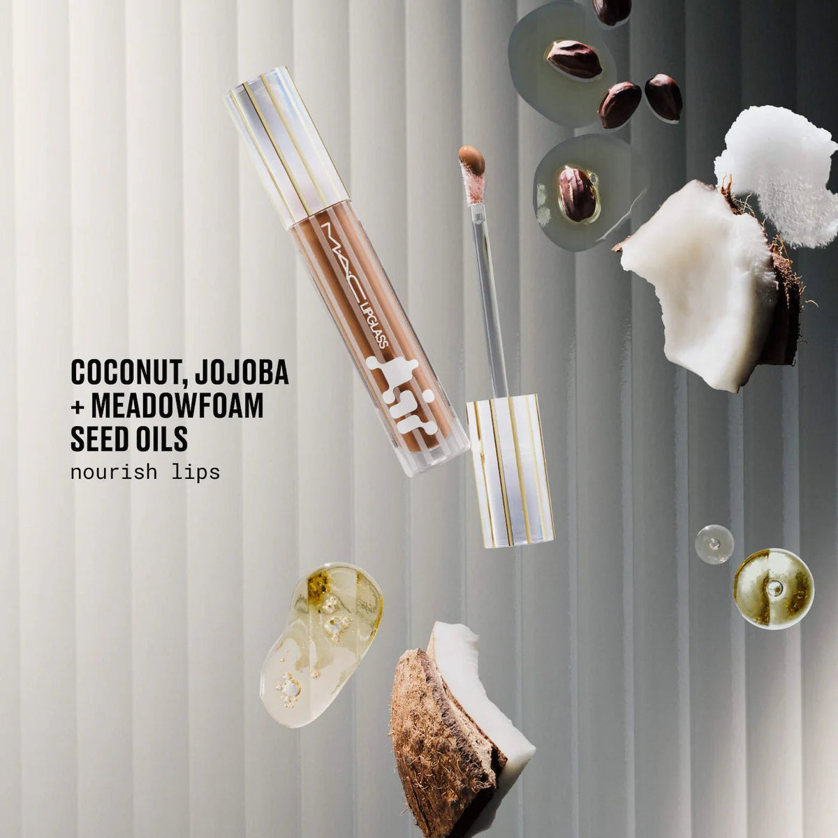 MAC Cosmetics Lip glass Air Non-Sticky Hydrating Lip Gloss Full - 5 ml Original - The Beauty Code