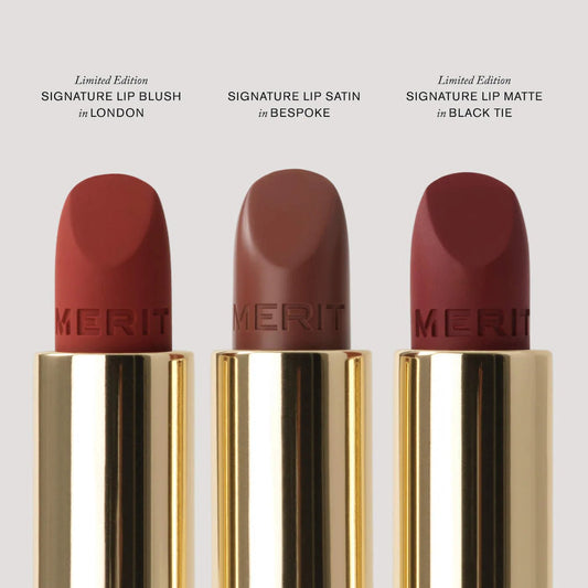 Merit x Erdem Lipstick Gift Set Original - The Beauty Code