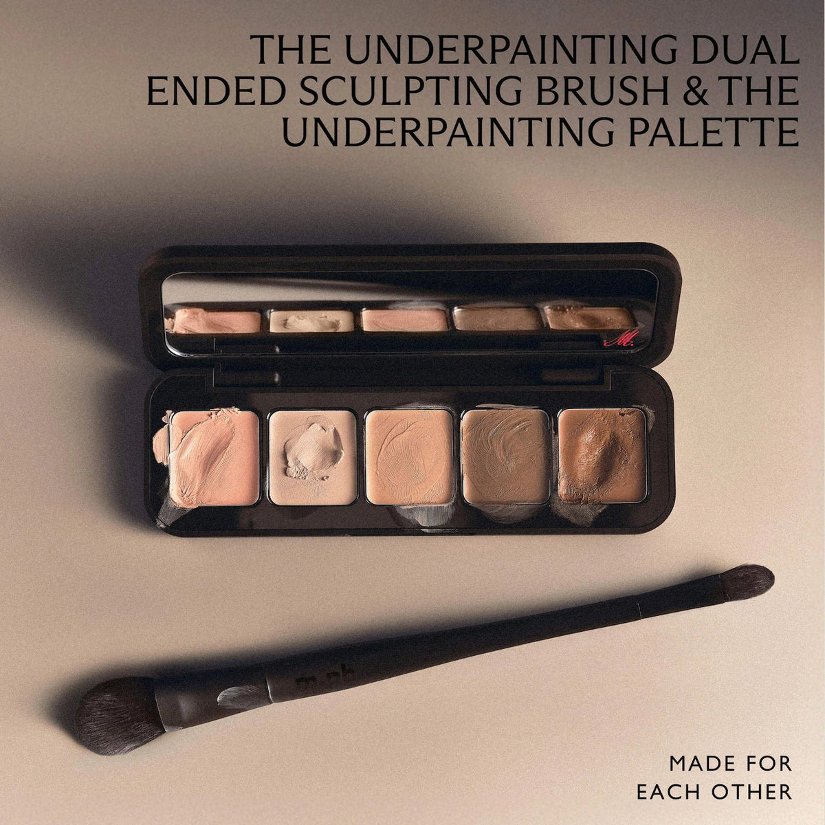 m.ph by Mary Philips Underpainting Dual-Ended Sculpting Brush Original - The Beauty Code