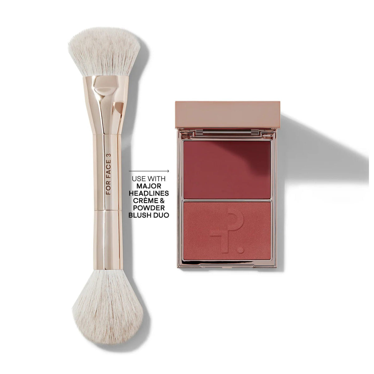 Patrick Ta Dual Ended Blush Brush Original - The Beauty Code