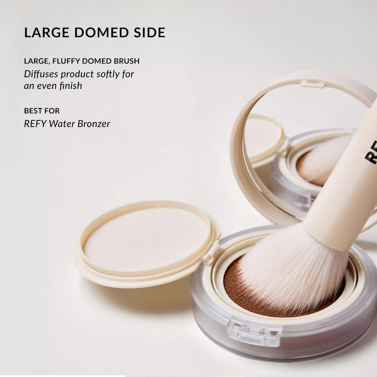 Refy Duo Brush 2.0 for Liquid Blush and Bronzer Original - The Beauty Code