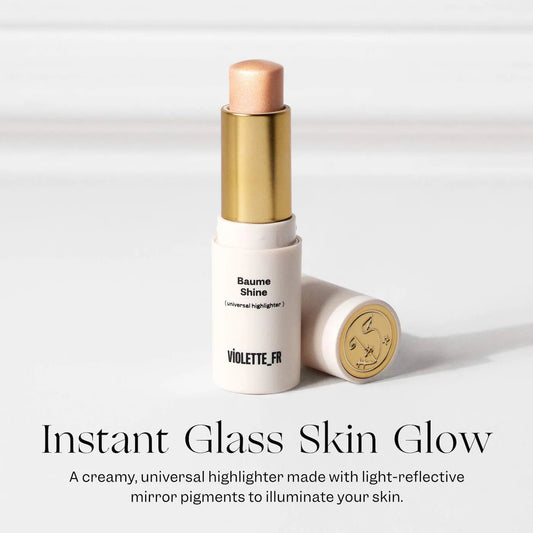 VIOLETTE_FR Baume Shine Universal Highlighter Balm Full - 4.5 g Original - The Beauty Code