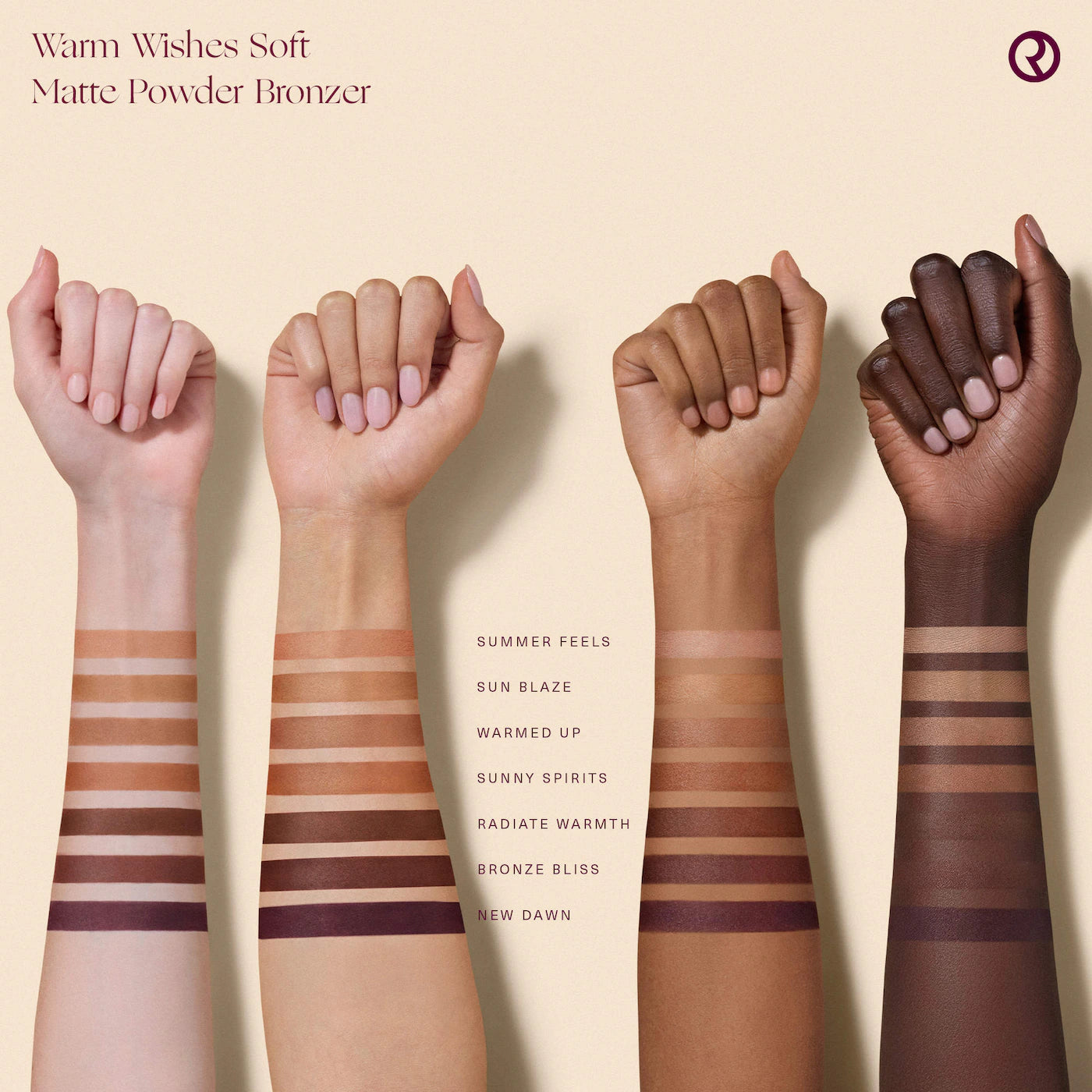 Rare Beauty Warm Wishes Soft Matte Powder Bronzer - Lifestyle Shot | Authentic in Egypt