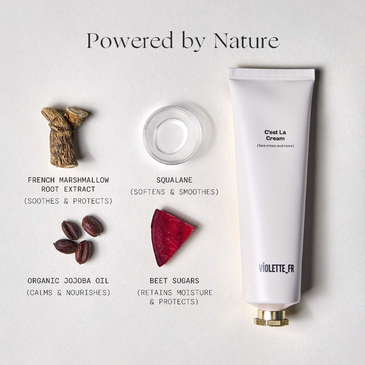 VIOLETTE_FR C'Est La Cream Nourishing Barrier Shield Face Moisturizer Full - 93 ml Original - The Beauty Code