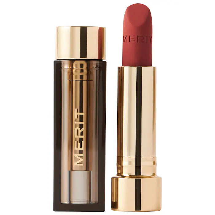 MERIT Signature Lip Lightweight Lipstick - Court | Authentic in Egypt
