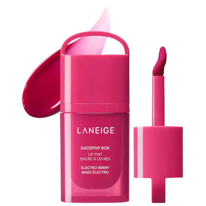 LANEIGE JuicePop Box Lip Oil Stain – 12HR Hydrating Tint