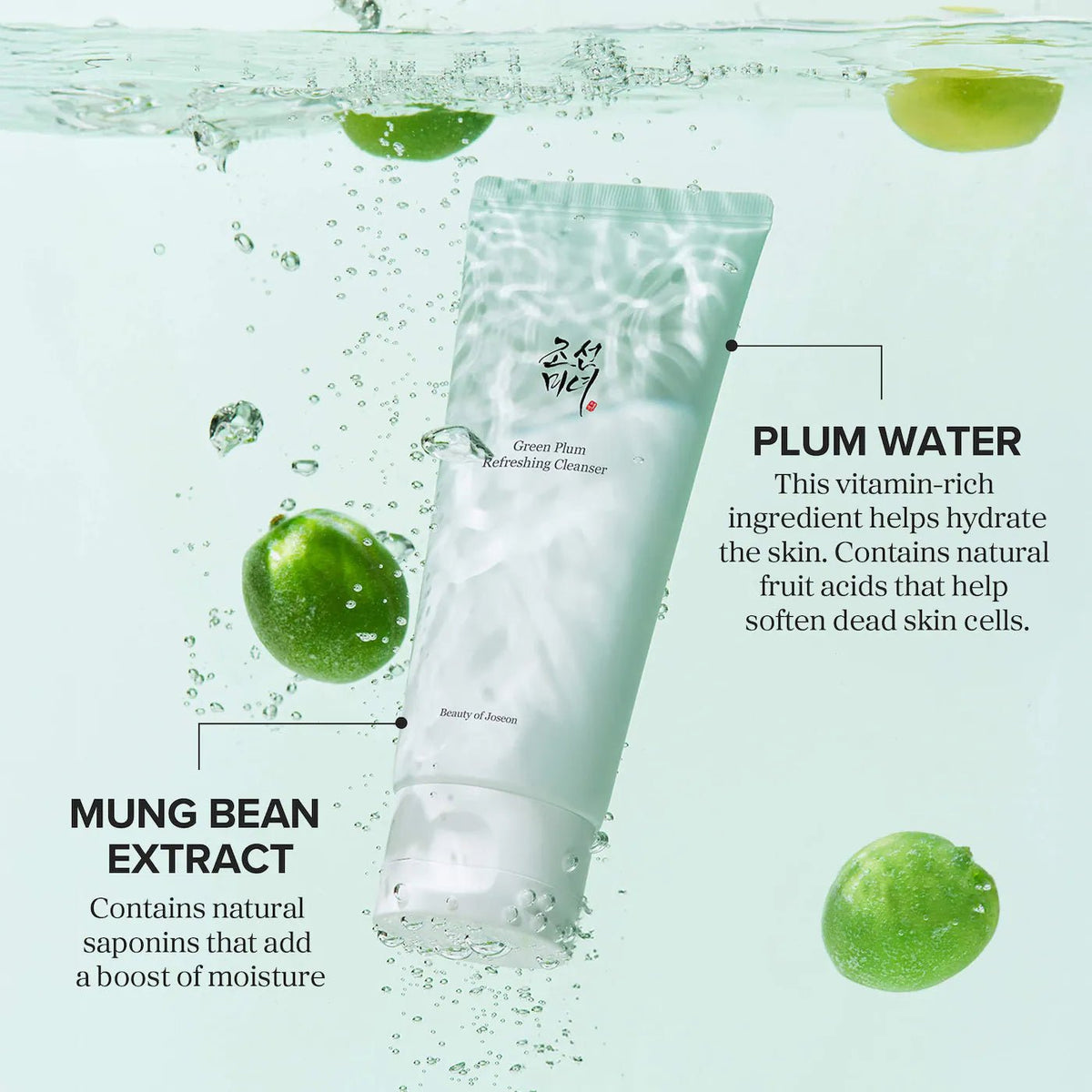 Beauty of Joseon Green Plum Refreshing CleanserFull - 100 ml Original - The Beauty Code