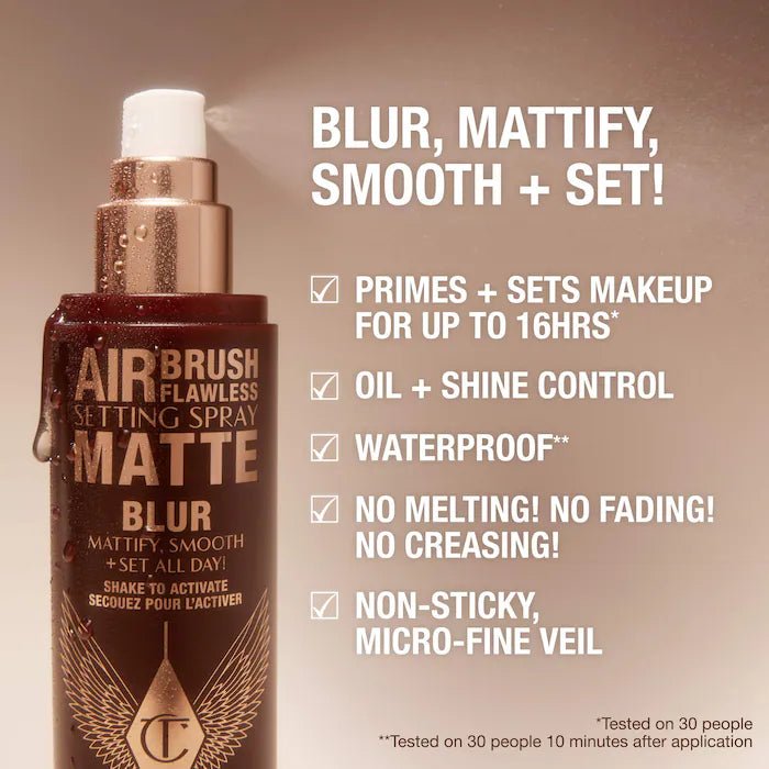 Charlotte Tilbury Airbrush Flawless Matte Setting Spray Original - The Beauty Code