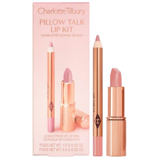 Charlotte Tilbury Mini Pillow Talk Lipstick & Liner Set Lipstick: 1.5g - Lip Liner: 0.8g Original - The Beauty Code