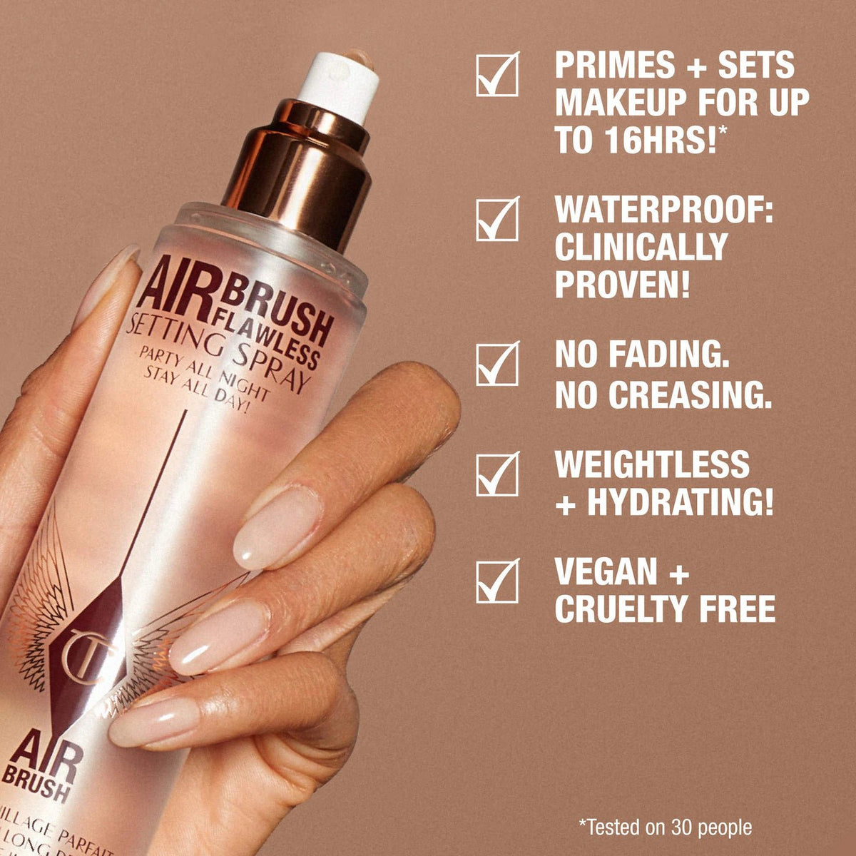 Charlotte Tilbury Mini Airbrush Flawless Setting Spray Duo Gift Set Original - The Beauty Code