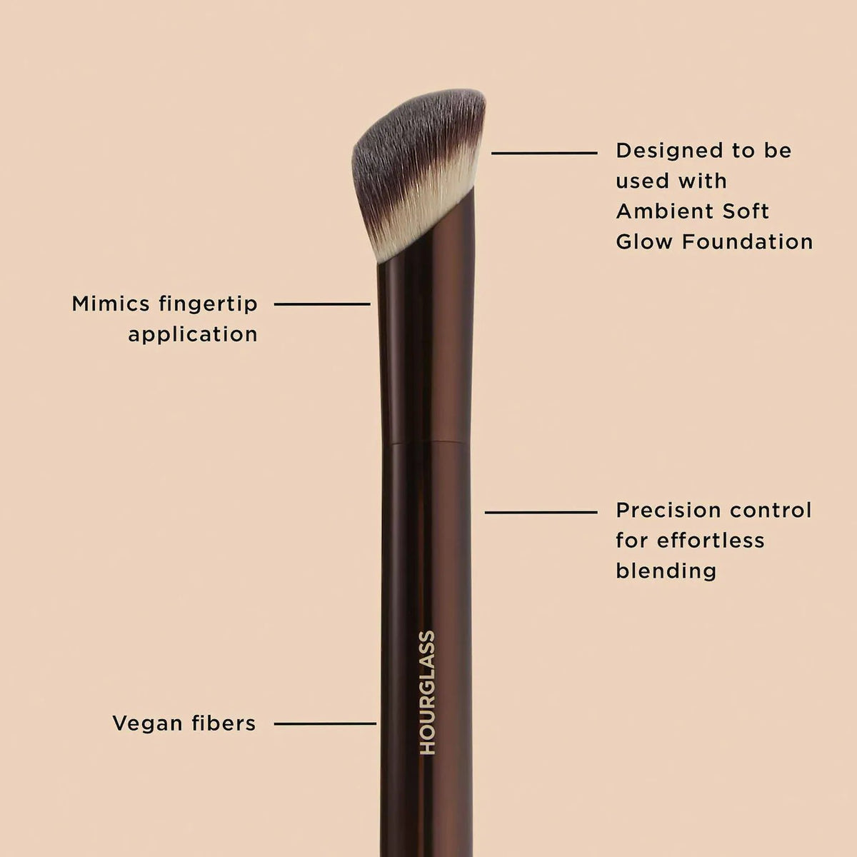 Hourglass Ambient Soft Glow Foundation Brush Original - The Beauty Code