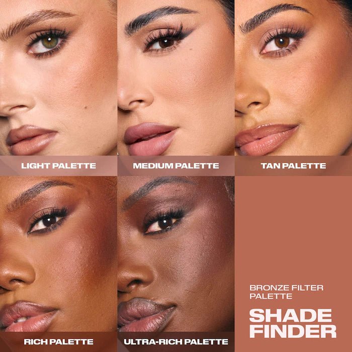 Huda Beauty Bronze Filter Bronzer and Contour Palette Full - 7.5 g Original - The Beauty Code