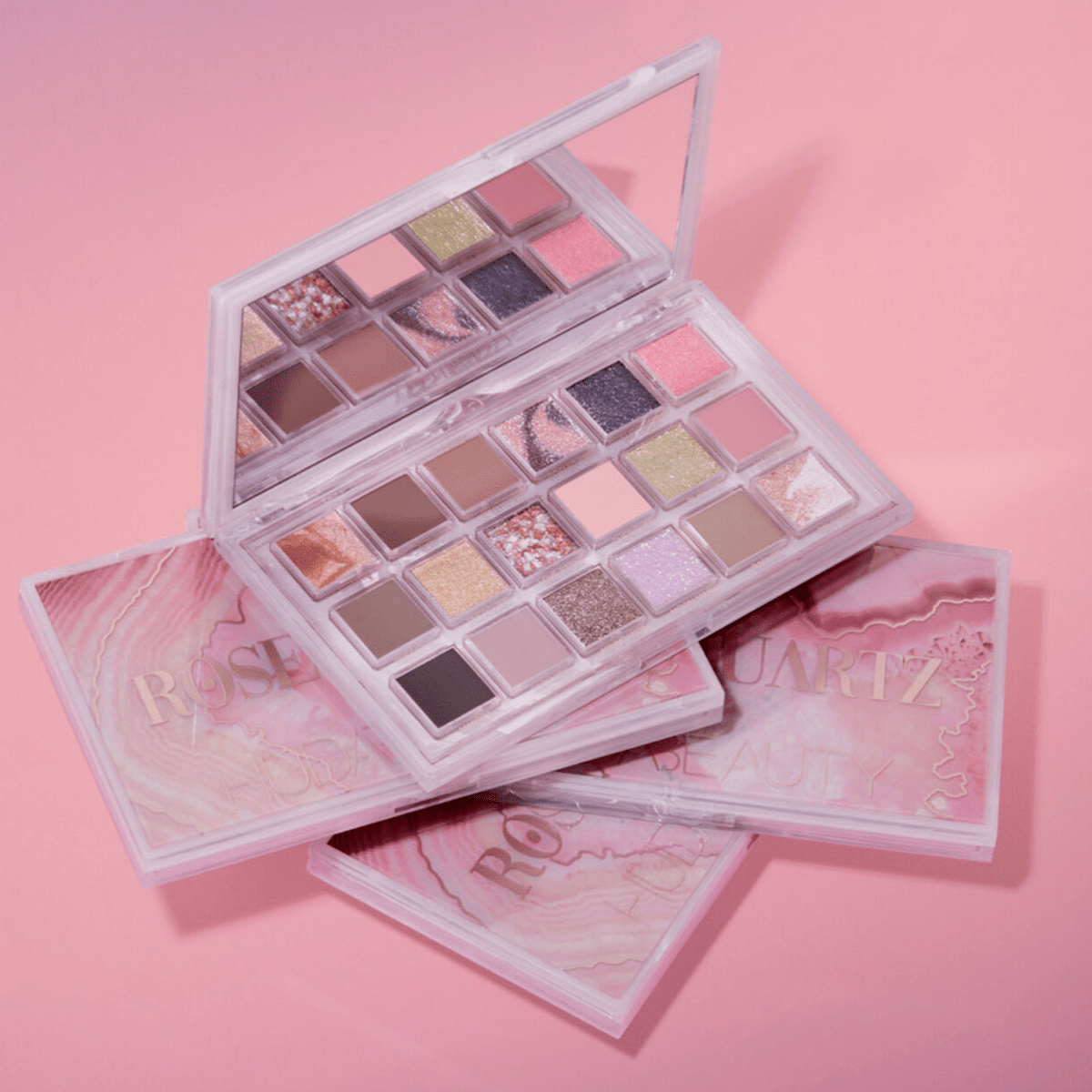 Huda Beauty Rose Quartz Eyeshadow Palette Original - The Beauty Code