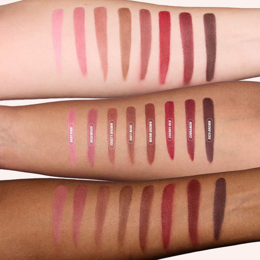 Immediate Huda Beauty Lip Contour Lip Stain (Cherry Red) Full Size - 1 ml Original - The Beauty Code