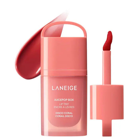LANEIGE JuicePop Box Lip Oil Stain – 12HR Hydrating Tint Full - 4.5 g Original - The Beauty Code