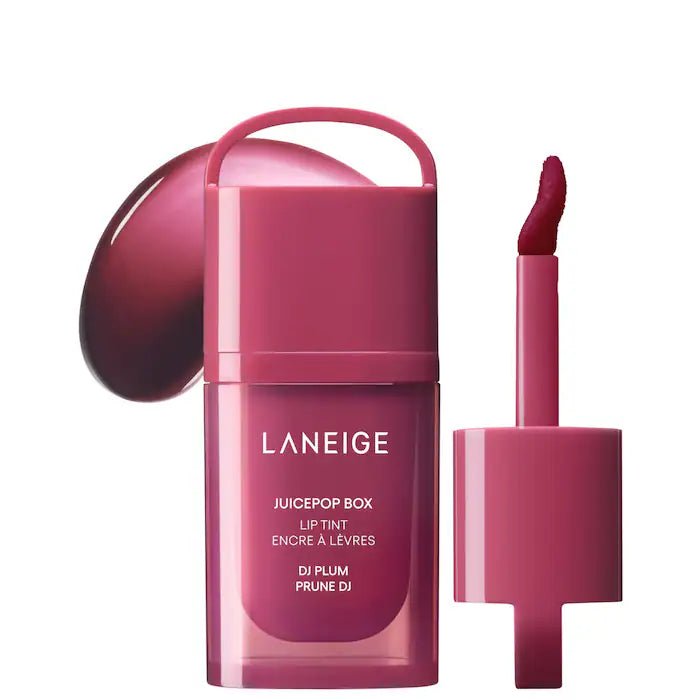 LANEIGE JuicePop Box Lip Oil Stain – 12HR Hydrating Tint Full - 4.5 g Original - The Beauty Code