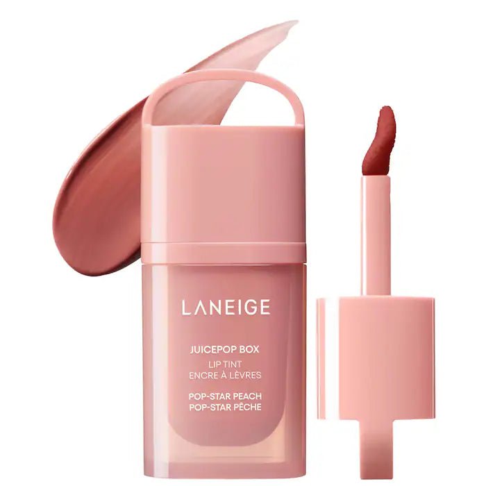 LANEIGE JuicePop Box Lip Oil Stain – 12HR Hydrating Tint Full - 4.5 g Original - The Beauty Code