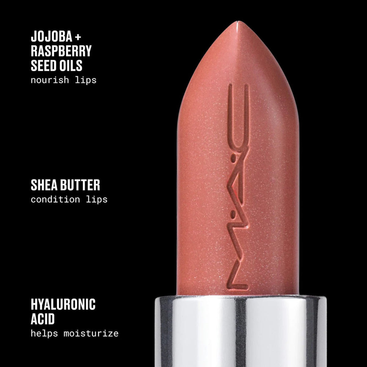 MAC Cosmetics Lustreglass Sheer-Shine Hydrating Lipstick Full - 3.5 g Original - The Beauty Code