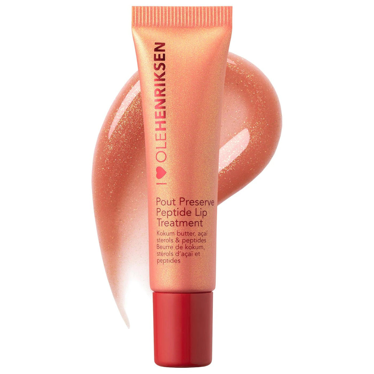 OLEHENRIKSEN Peptide Lip Treatment Strawberry Sorbet Glimmer Original - The Beauty Code