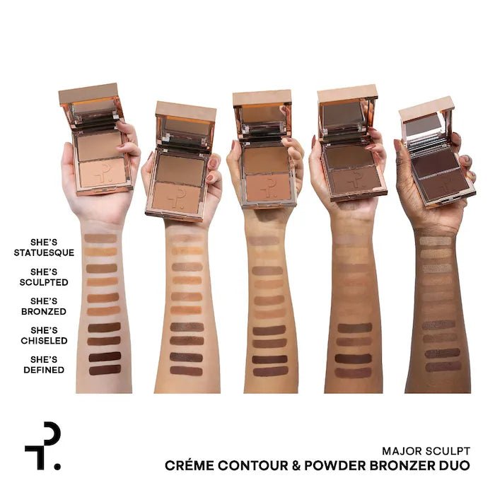 Patrick Ta Crème Contour & Powder Bronzer Duo Full - 6.8 g crème and 9 g powder Original - The Beauty Code
