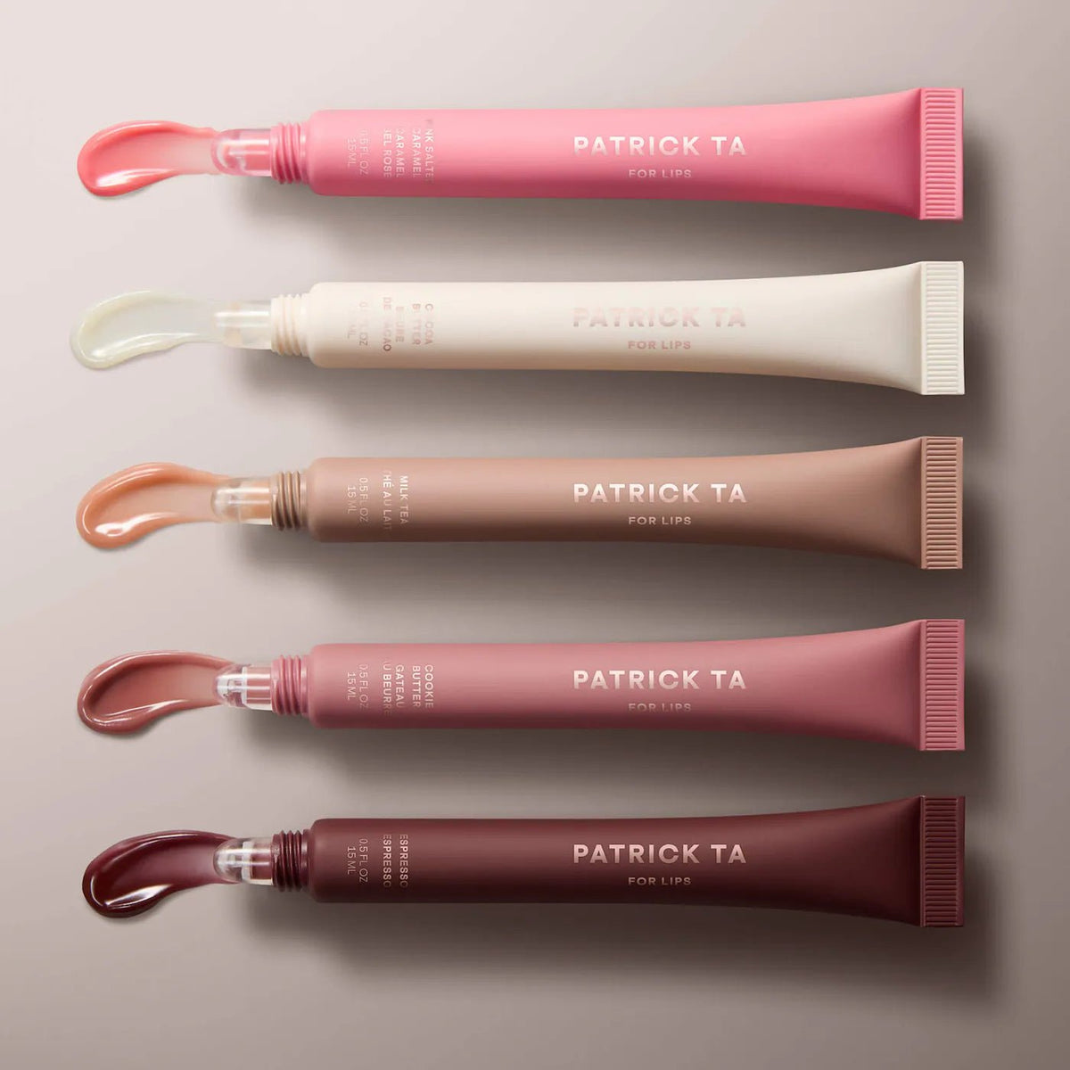 Patrick TA Major Moisture Smoothing and Hydrating Tinted Lip Balm with Vitamin E Milk Tea Original - The Beauty Code