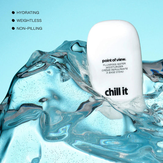 point of view chill it plumping water moisturizer Full - 50 ml Original - The Beauty Code