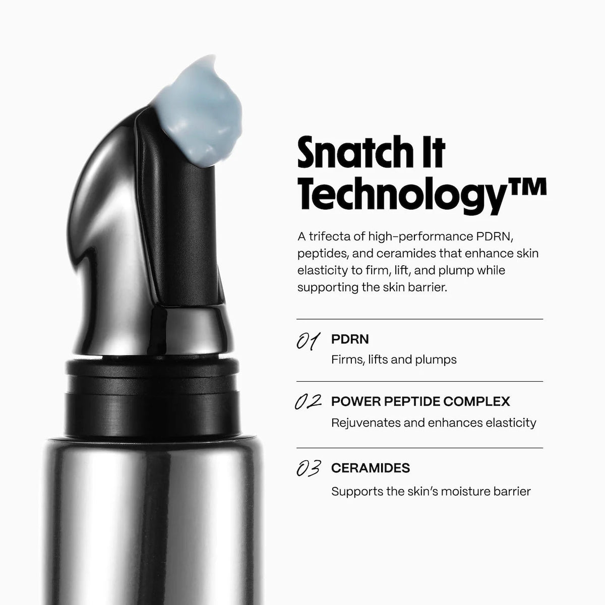 point of view snatch it eye serum with pdrn and peptides Full - 15 ml Original - The Beauty Code