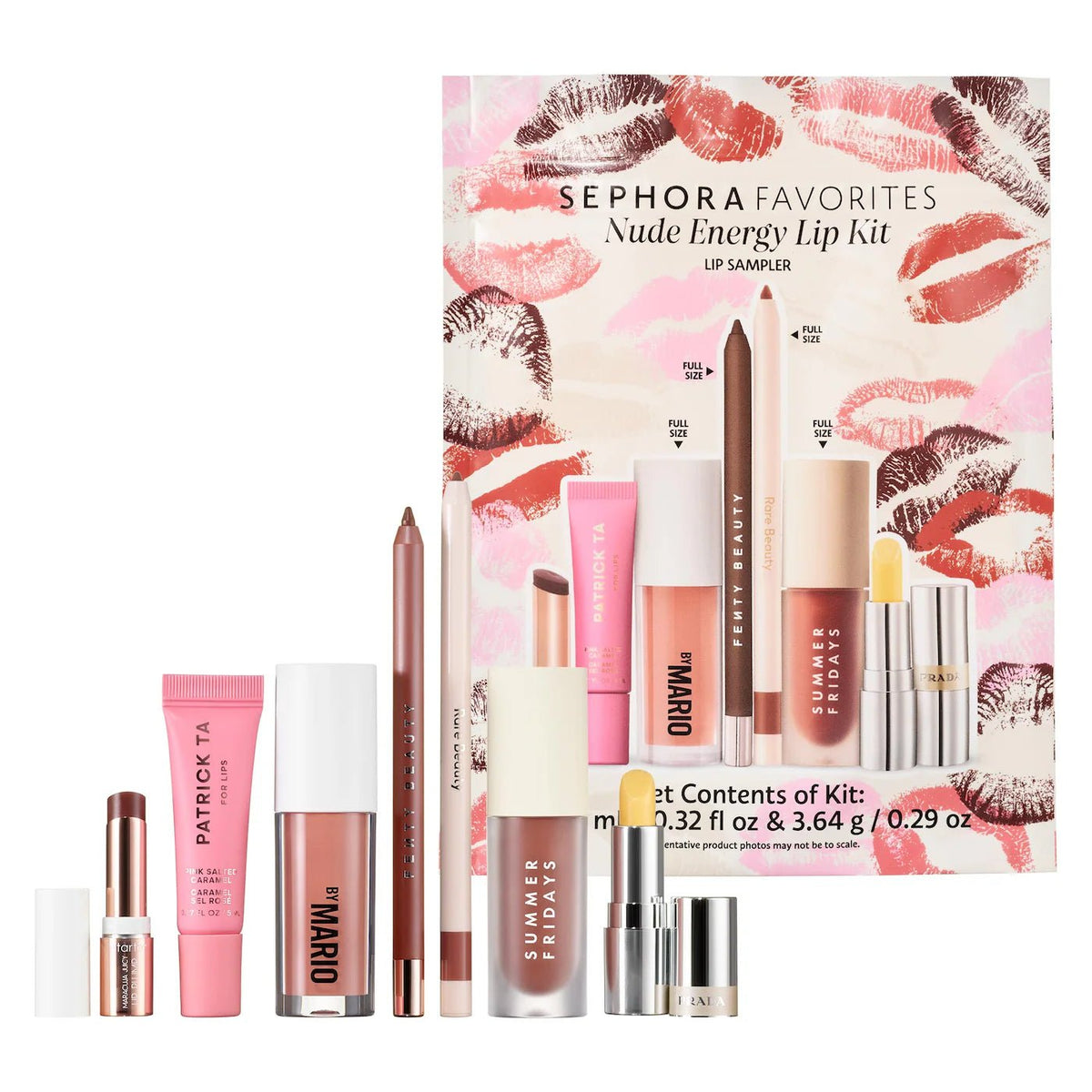 Sephora Favorites Nude Energy Lip Kit Makeup Set Original - The Beauty Code