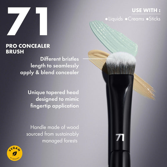 Sephora PRO Concealer Brush #71 Original - The Beauty Code