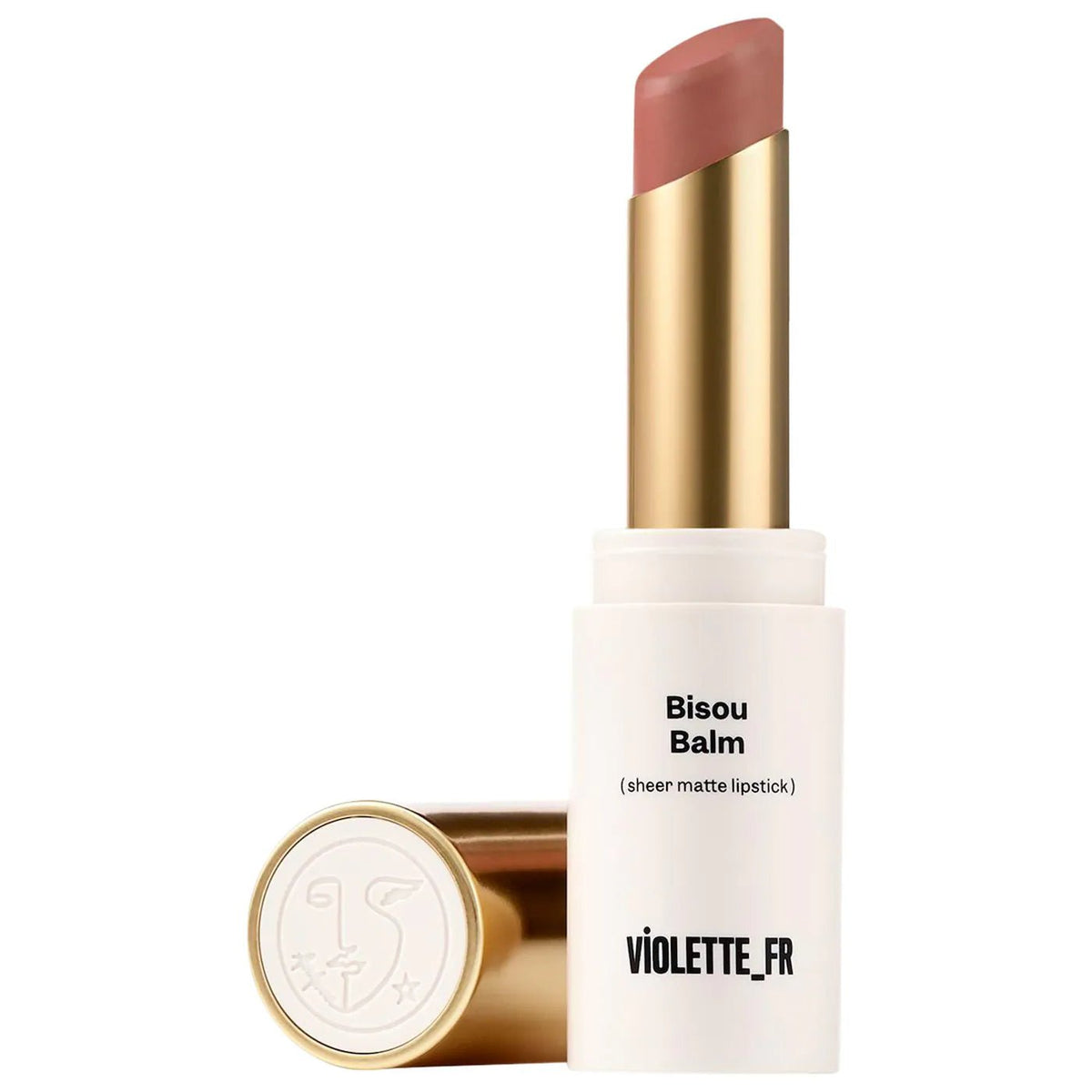 VIOLETTE_FR Bisou Balm Sheer Matte Lipstick Full - 2.5 g Original - The Beauty Code