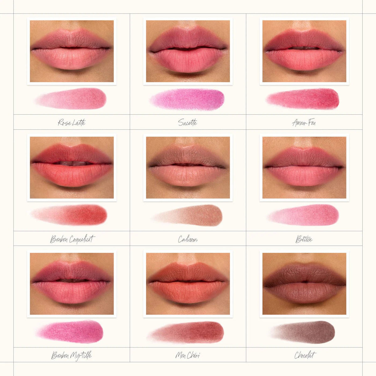 VIOLETTE_FR Bisou Balm Sheer Matte Lipstick Full - 2.5 g Original - The Beauty Code