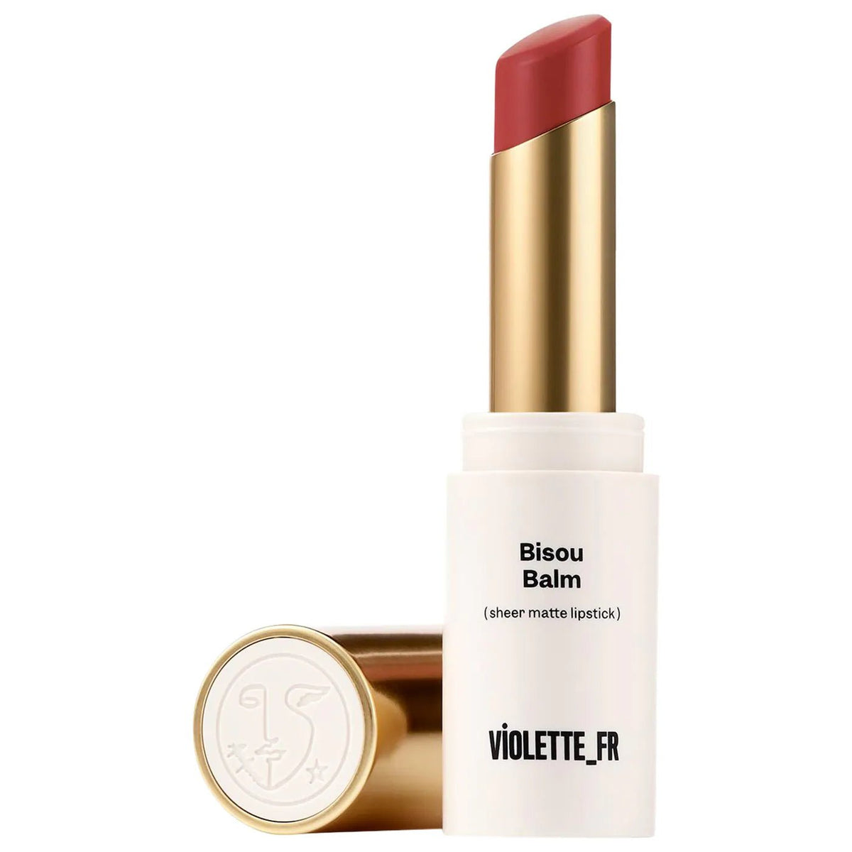 VIOLETTE_FR Bisou Balm Sheer Matte Lipstick Full - 2.5 g Original - The Beauty Code