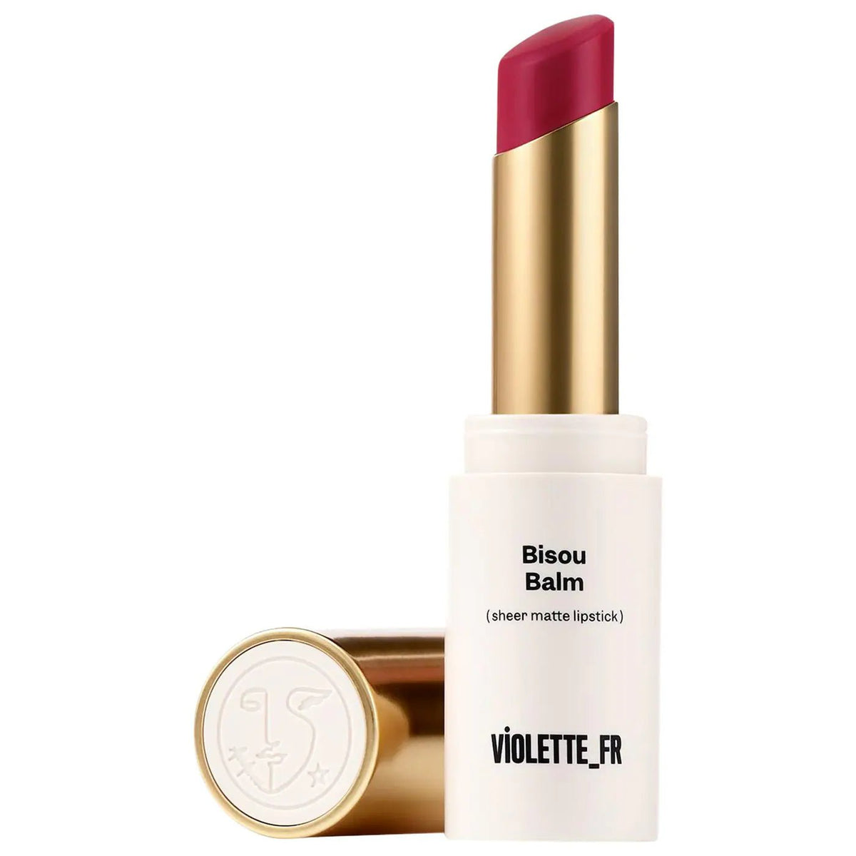 VIOLETTE_FR Bisou Balm Sheer Matte Lipstick Full - 2.5 g Original - The Beauty Code