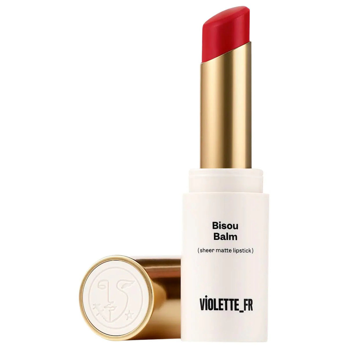 VIOLETTE_FR Bisou Balm Sheer Matte Lipstick Full - 2.5 g Original - The Beauty Code