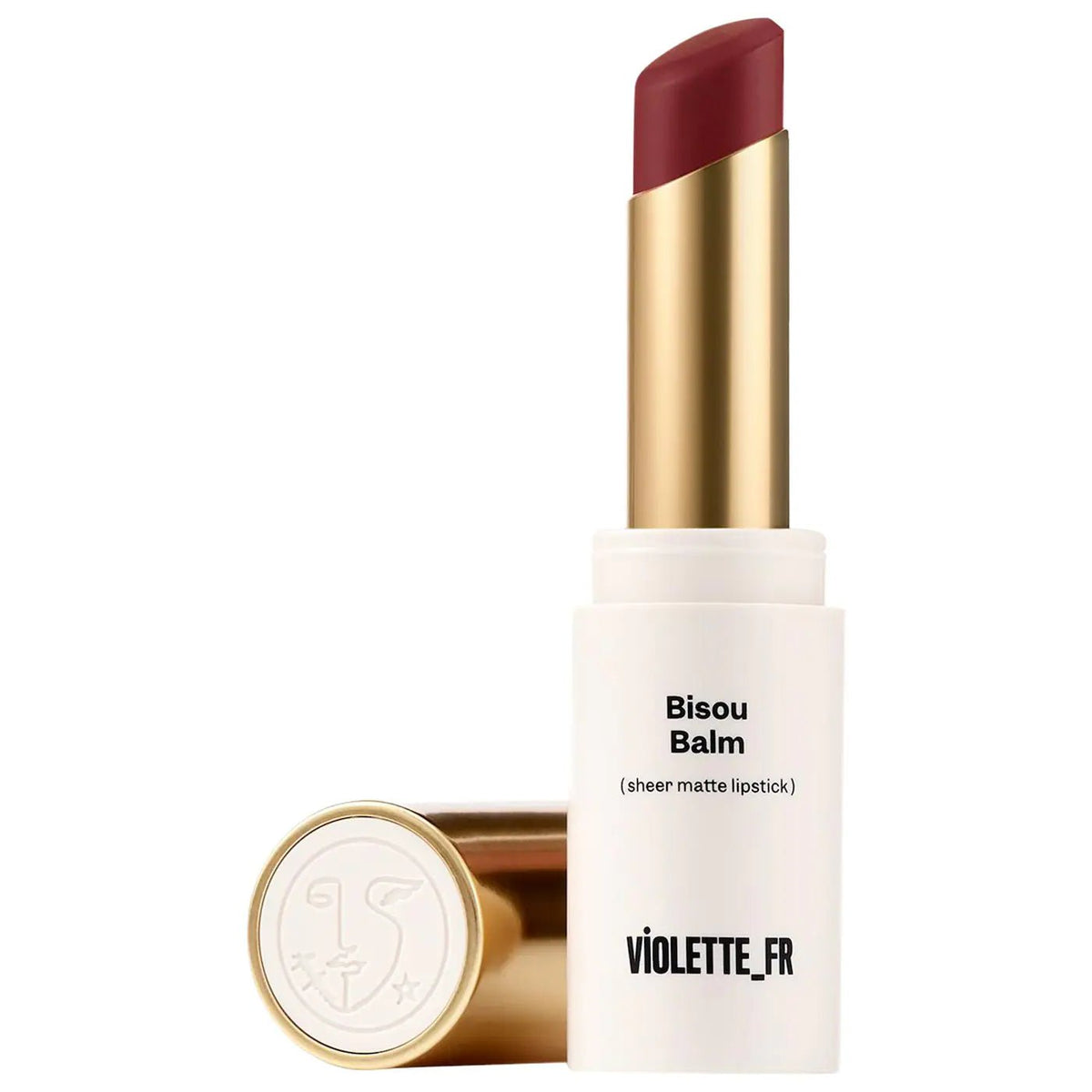 VIOLETTE_FR Bisou Balm Sheer Matte Lipstick Full - 2.5 g Original - The Beauty Code