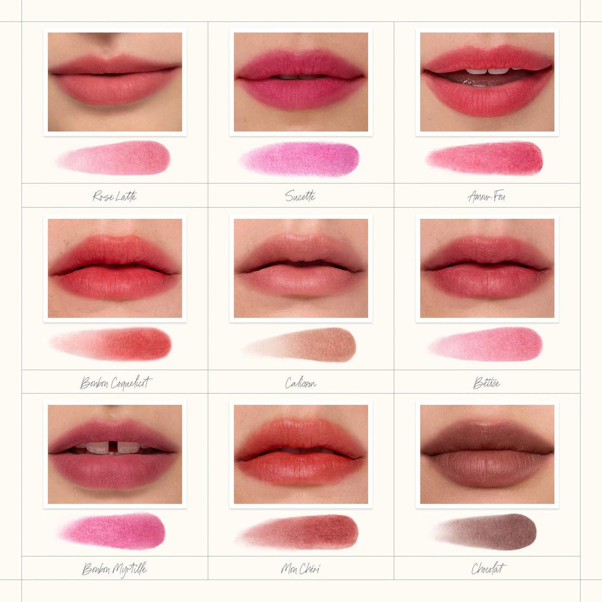 VIOLETTE_FR Bisou Balm Sheer Matte Lipstick Full - 2.5 g Original - The Beauty Code