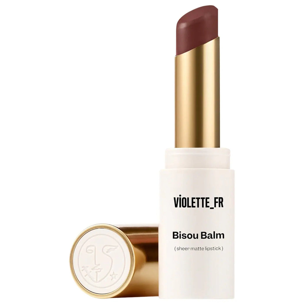 VIOLETTE_FR Bisou Balm Sheer Matte Lipstick Full - 2.5 g Original - The Beauty Code