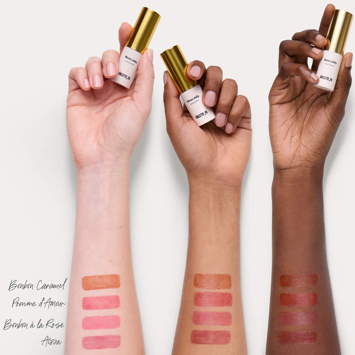 VIOLETTE_FR Bisou Jelly Sheer Shine Hydrating Lipstick Full - 2.5 g Original - The Beauty Code