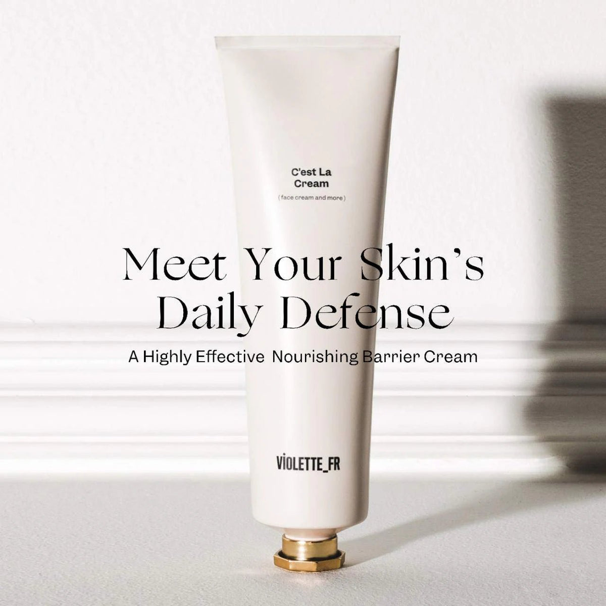 VIOLETTE_FR C'Est La Cream Nourishing Barrier Shield Face Moisturizer Full - 93 ml Original - The Beauty Code