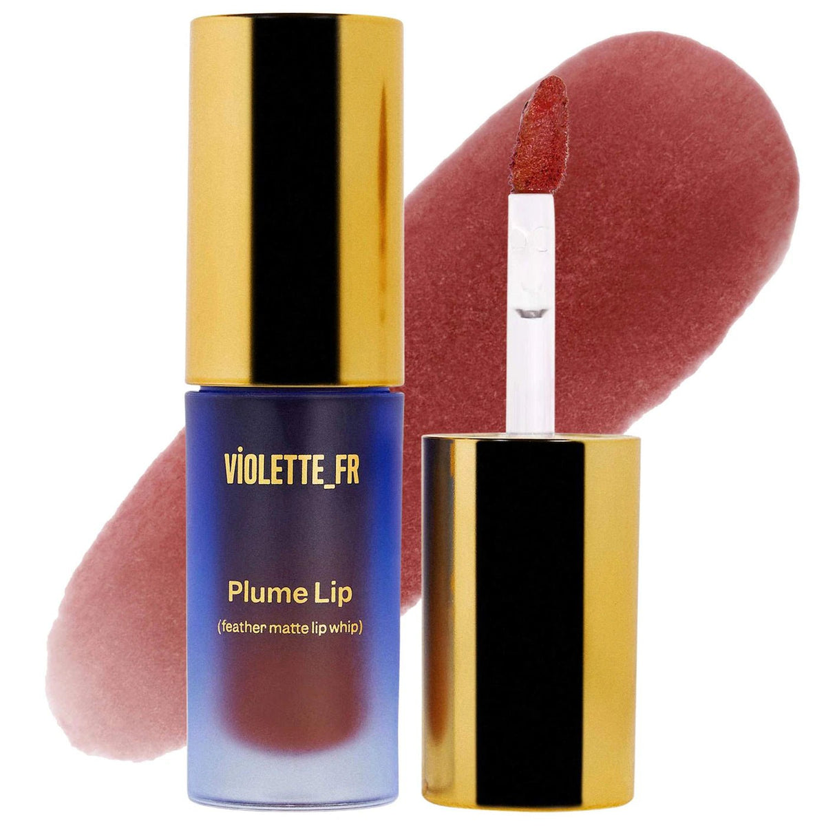 VIOLETTE_FR Plume Lip Moisturizing Feather Matte Lip Whip Full - 3.3 g Original - The Beauty Code