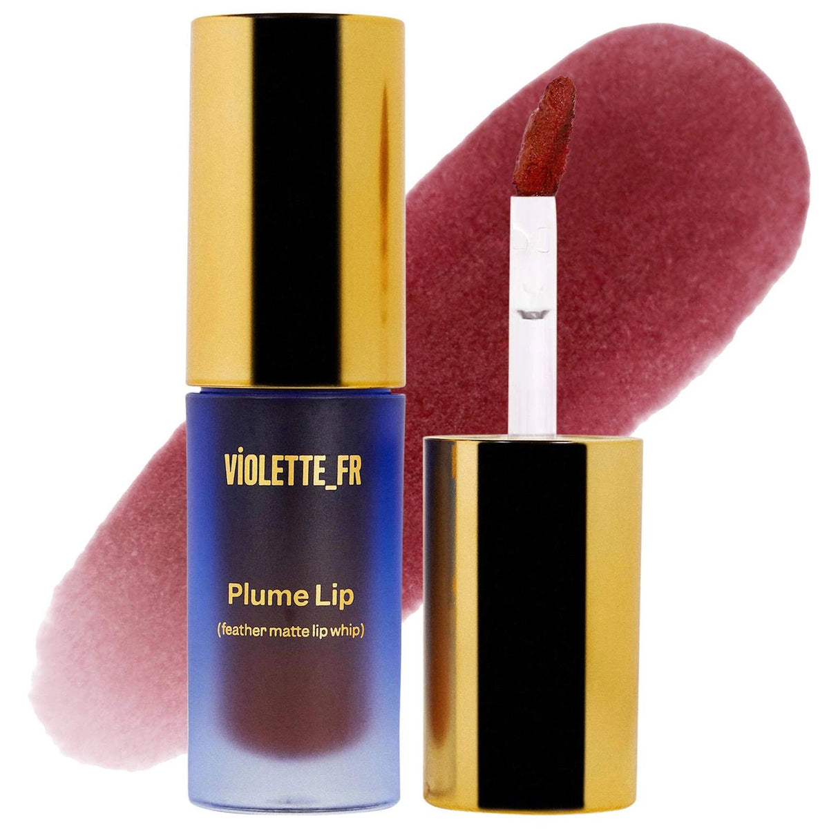 VIOLETTE_FR Plume Lip Moisturizing Feather Matte Lip Whip Full - 3.3 g Original - The Beauty Code