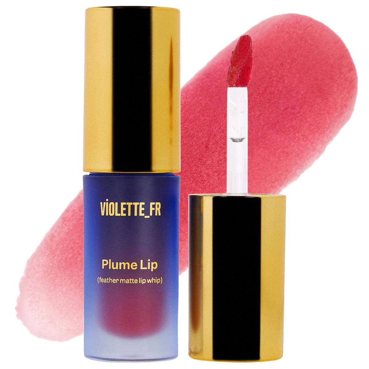 VIOLETTE_FR Plume Lip Moisturizing Feather Matte Lip Whip Full - 3.3 g Original - The Beauty Code