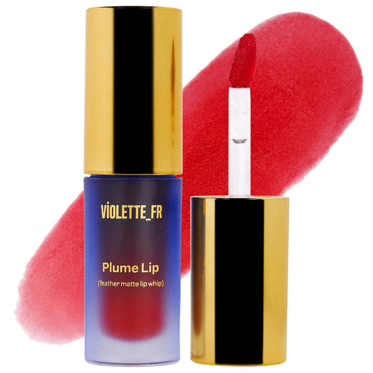 VIOLETTE_FR Plume Lip Moisturizing Feather Matte Lip Whip Full - 3.3 g Original - The Beauty Code