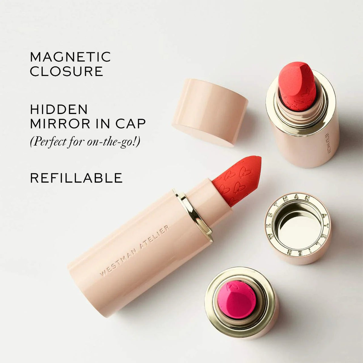 Westman Atelier Lip Suede Hydrating Matte Lipstick with Hyaluronic Acid Egypt Original - The Beauty Code