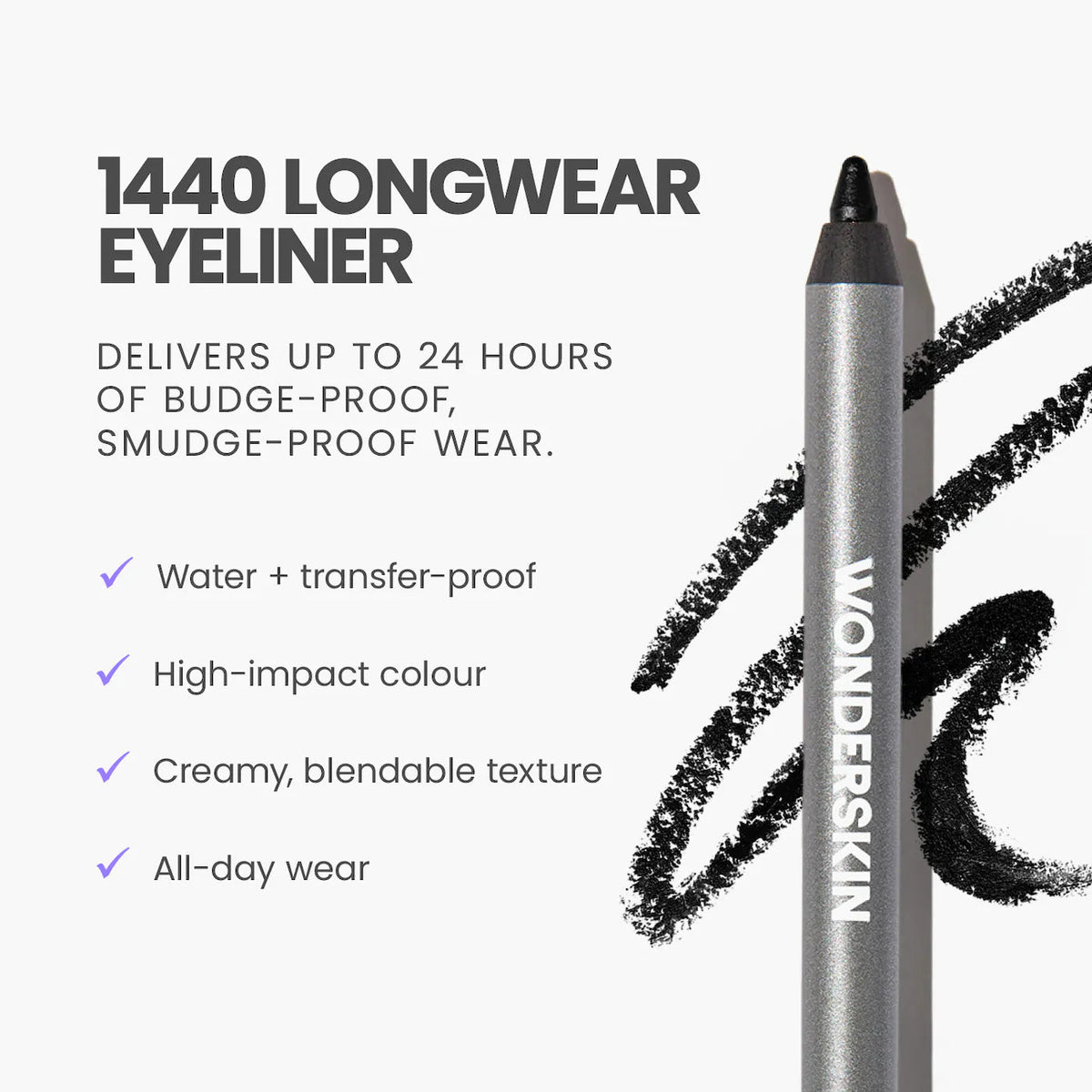 Wonderskin 1440 Longwear Eyeliner Original - The Beauty Code