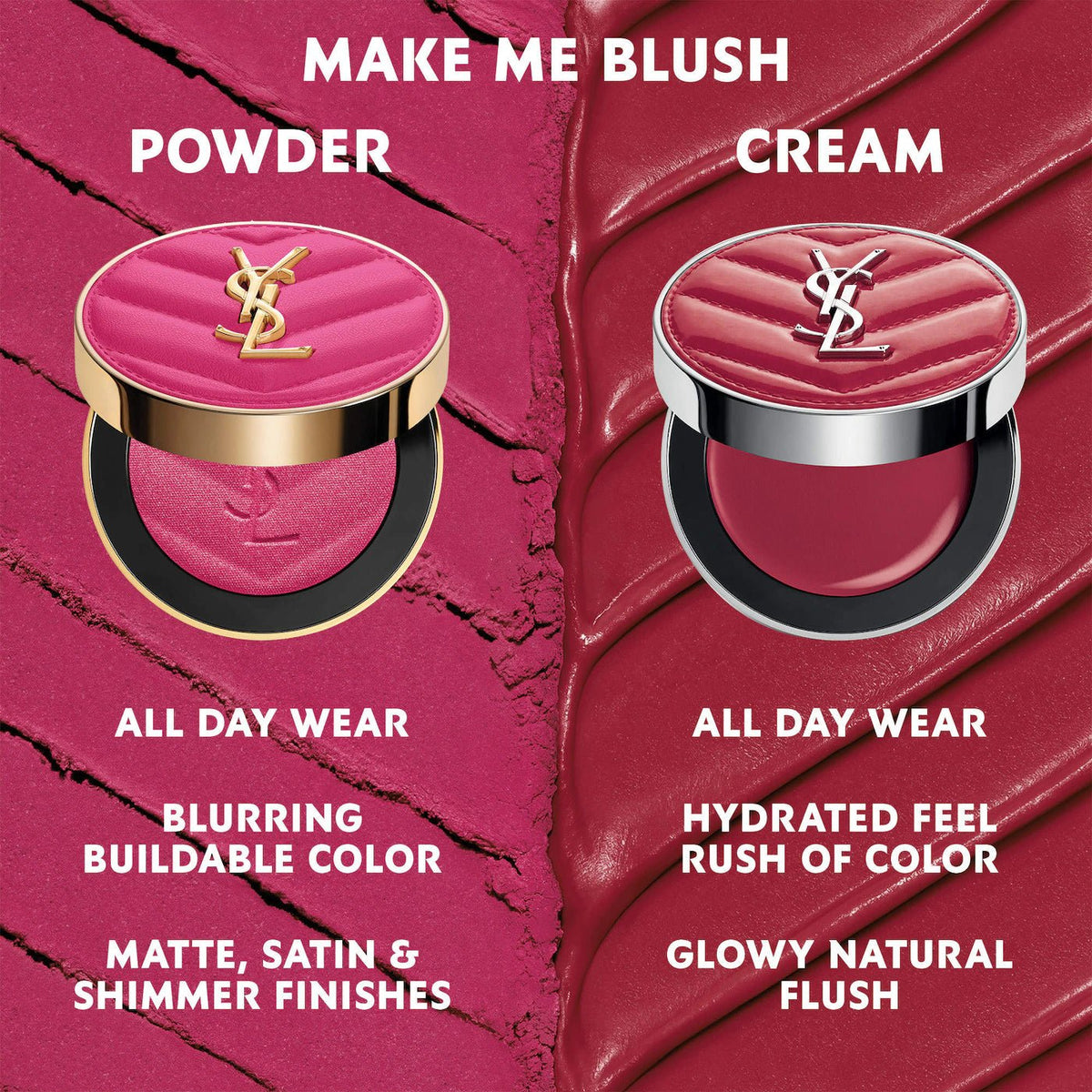 YSL Make Me Blush Cream Blush Full Original - The Beauty Code